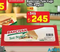 BAHÇIVAN TAM YAĞLI TOST PEYNİRİ 1 KG